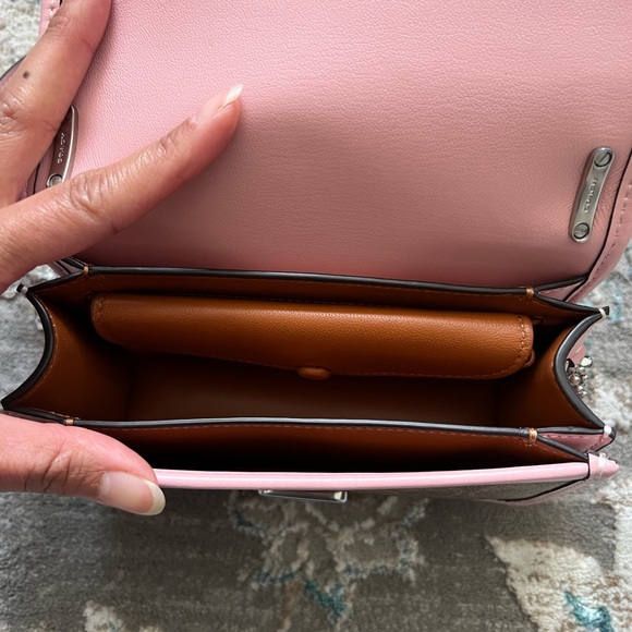 COACH Lunar New Year Bandit Bag in Colorblock Signature Canvas w/ Rabbit Charm - Picture 11 of 12